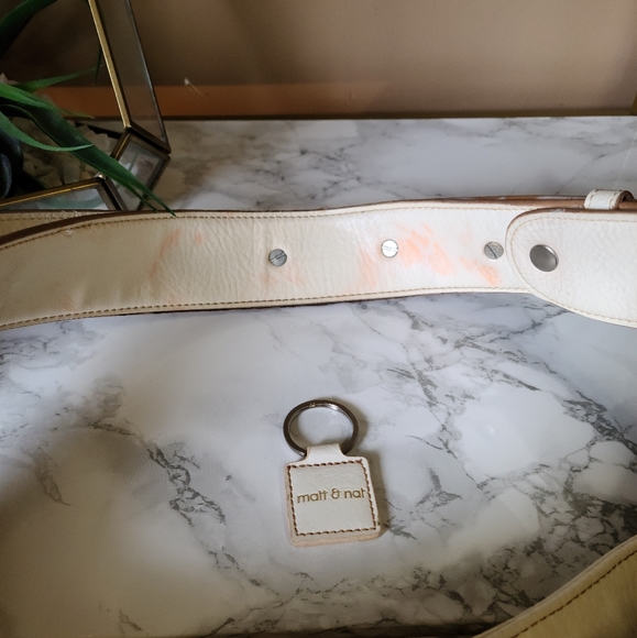 Matt & Nat large white leather hobo bag - Picture 11 of 11